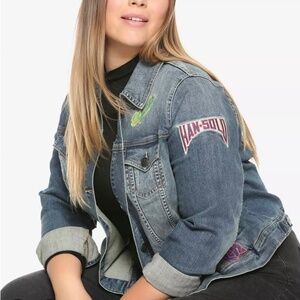 Star Wars Princess Leia Stretch Denim Jacket Oversize Fit